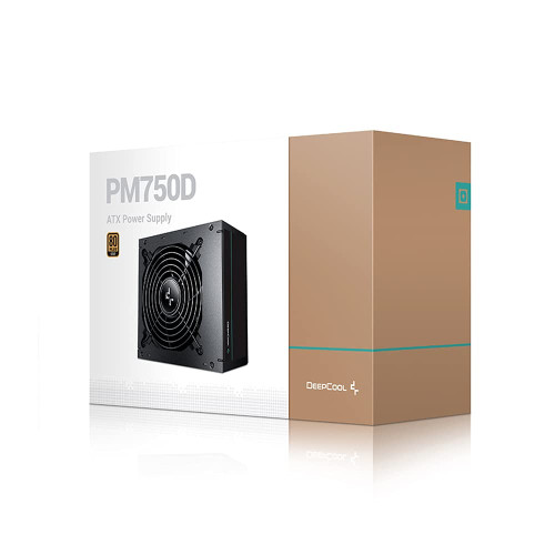 DEEPCOOL PM750D 750 W 80 Plus Gold Certified Power Supply - R-PM750D-FA0B-UK DEEPCOOL PM750D 750 W 80 Plus Gold Certified Power Supply - R-PM750D-FA0B-UK